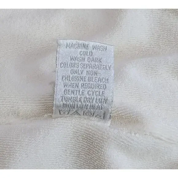 Ritz Carlton Spa Half Moon Bay Bath Robe L/XL Tan Vintage Shawl Collar W/ Belt U - Picture 6 of 13